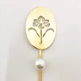 قاشق شربت خوری طرح گل مدل 15719