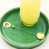 قاشق شربت خوری طرح گل مدل 15719
