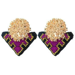 گوشواره زنانه طرح سوزون دوزی مدل gz15006