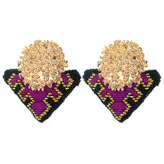 گوشواره زنانه طرح سوزون دوزی مدل gz15006
