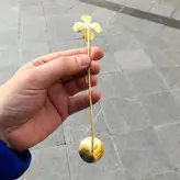 قاشق شربت خوری طرح گل مدل 15457