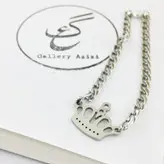 پابند زنانه گالری عزیزی طرح تاج مدل gz14485