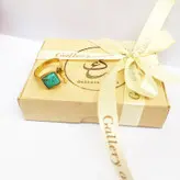 انگشتر زنانه گالری عزیزی طرح پرنده مدل 15339