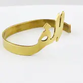 دستبند گالری عزیزی طرح الف مدل GZ99225