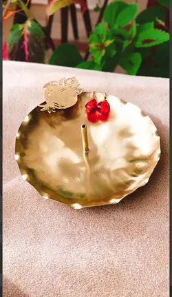 جا عودی دستساز برنجی گالری عزیزی طرح یلدا