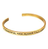 دستبند مردانه گالری عزیزی مدل مرد قوی