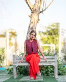 جلیقه سوزن دوزی دستدوز روچ مدل هرمز