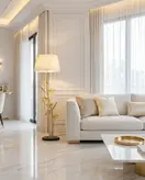 آباژور دستساز ایستاده گالری عزیزی مدل گل و پروانه