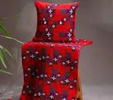 ست رانر و کوسن سوزندوزی بلوچ مدل بلوچستان مجموعه 3 عددی