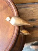 شیرینی خوری دو طبقه چوبی گالری عزیزی مدل گل و پرنده