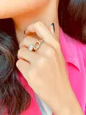 انگشتر استیل زنانه گالری عزیزی مدل یونیک