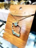 گردنبند استیل زنانه گالری عزیزی مدل نقشه ایران
