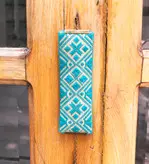 دستبند زنانه سوزندوزی بلوچی مدل نیلگون
