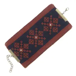 دستبند دستساز سوزندوزی بلوچی روچ مدل کوهیار