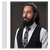 کراوات مردانه سوزندوزی بلوچی روچ مدل تارگان