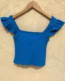 کراپ زنانه مجلسی موون مدل butterfly