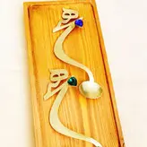 قاشق برنجی دستساز گالری عزیزی مدل هیچ