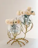 گلدان دکوری مدرن دستساز برنجی گالری عزیزی مدل شاخه های درخت