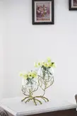 گلدان دکوری مدرن دستساز برنجی گالری عزیزی مدل شاخه های درخت