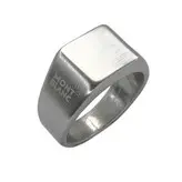 انگشتر استیل مردانه مون بلان مدل سیلور