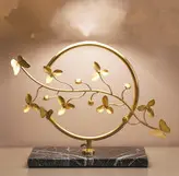دکوری رومیزی برنجی دستساز گالری عزیزی مدل گل بهار