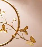 دکوری رومیزی برنجی دستساز گالری عزیزی مدل گل بهار