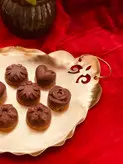 سینی پذیرایی برنجی دستساز گالری عزیزی مدل اسلیمی