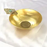 کاسه آجیل خوری برنجی دستساز گالری عزیزی مدل اصفهان