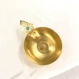 کاسه آجیل خوری برنجی دستساز گالری عزیزی مدل اصفهان