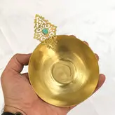 کاسه آجیل خوری برنجی دستساز گالری عزیزی مدل اصفهان