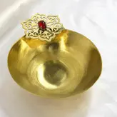 کاسه آجیل خوری برنجی دستساز گالری عزیزی مدل شیراز