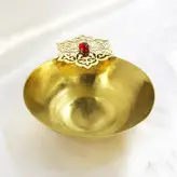 کاسه آجیل خوری برنجی دستساز گالری عزیزی مدل شیراز