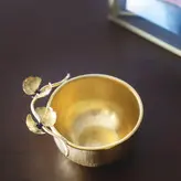 کاسه آجیل خوری برنجی گالری عزیزی مدل گل