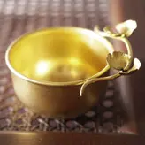 کاسه آجیل خوری برنجی گالری عزیزی مدل گل