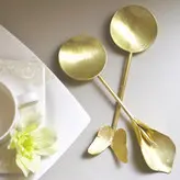 قاشق آجیل خوری برنجی دستساز گالری عزیزی مدل پروانه