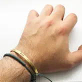 دستبند برنجی مردانه و زنانه گالری عزیزی مدل ایران