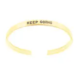 دستبند برنجی مردانه و زنانه گالری عزیزی مدل ادامه بده