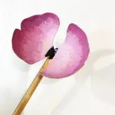 قاشق آجیل خوری طرح گل بهار مدل 258