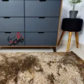 گلیم فرش ساوین طرح 4119 طلایی