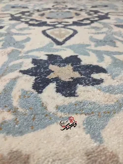 گلیم فرش ساوین طرح 3244 کرم