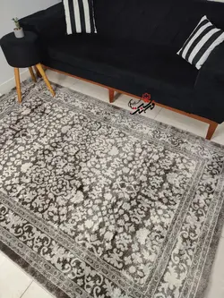 گلیم فرش ساوین طرح 4068 طوسی