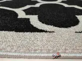 گلیم فرش ساوین طرح 4045 مشکی