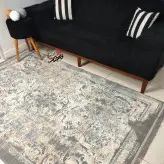 فرش ماشینی لوتوس طرح فرانسوی 9307 بژ مدرن