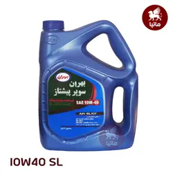 روغن موتور بهران سوپر پیشتاز 10W40 SL حجم 4 لیتر