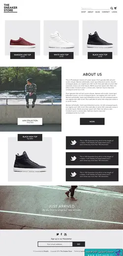 دانلود قالب فتوشاپ سایت Conversion Theme PSD Pack