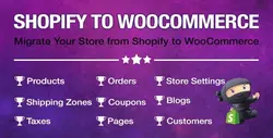 دانلود افزونه فروشگاهی وردپرس Import Shopify to WooCommerce