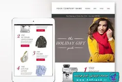 دانلود قالب فتوشاپ خبرنامه ایمیلی eCommerce