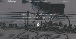 دانلود قالب فتوشاپ سایت Bikeshop