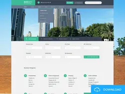 دانلود قالب فتوشاپ سایت Buissnote