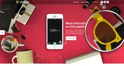 دانلود قالب فتوشاپ سایت Ciclope App
